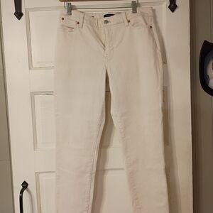 Talbots Women's Ankle Jeans in Cream